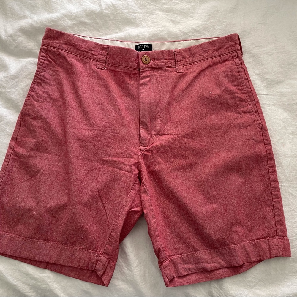 Men's J. Crew Red Shorts